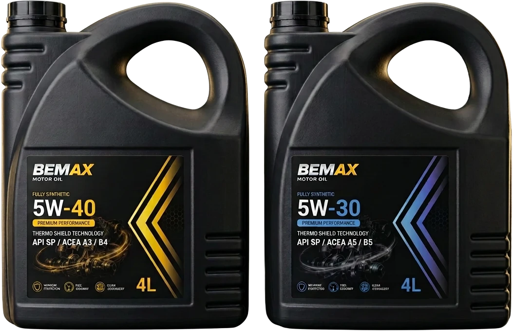 Моторные масла BEMAX 5W-40 и 5W-30